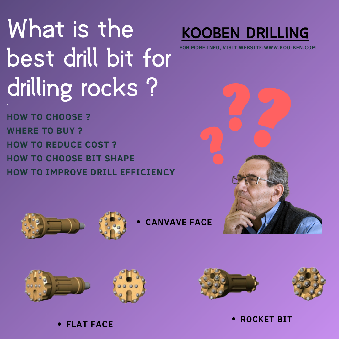 What is the best drilling bit for drilling rocks？